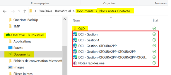 Fichier:Créer un répertoire « OLD » .png